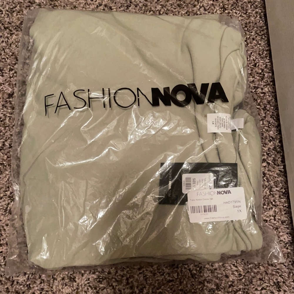 Take Notes Dress Set - Sage